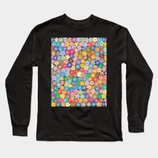 Roses Background Long Sleeve T-Shirt